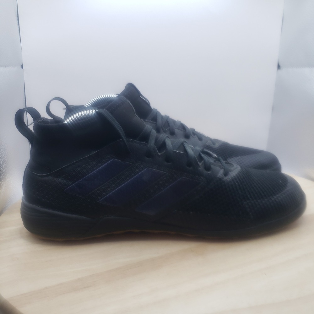 Mens Size 7.5 - Adidas Ace 17.3 FG All Black Football Soccer Boots Cleats US
